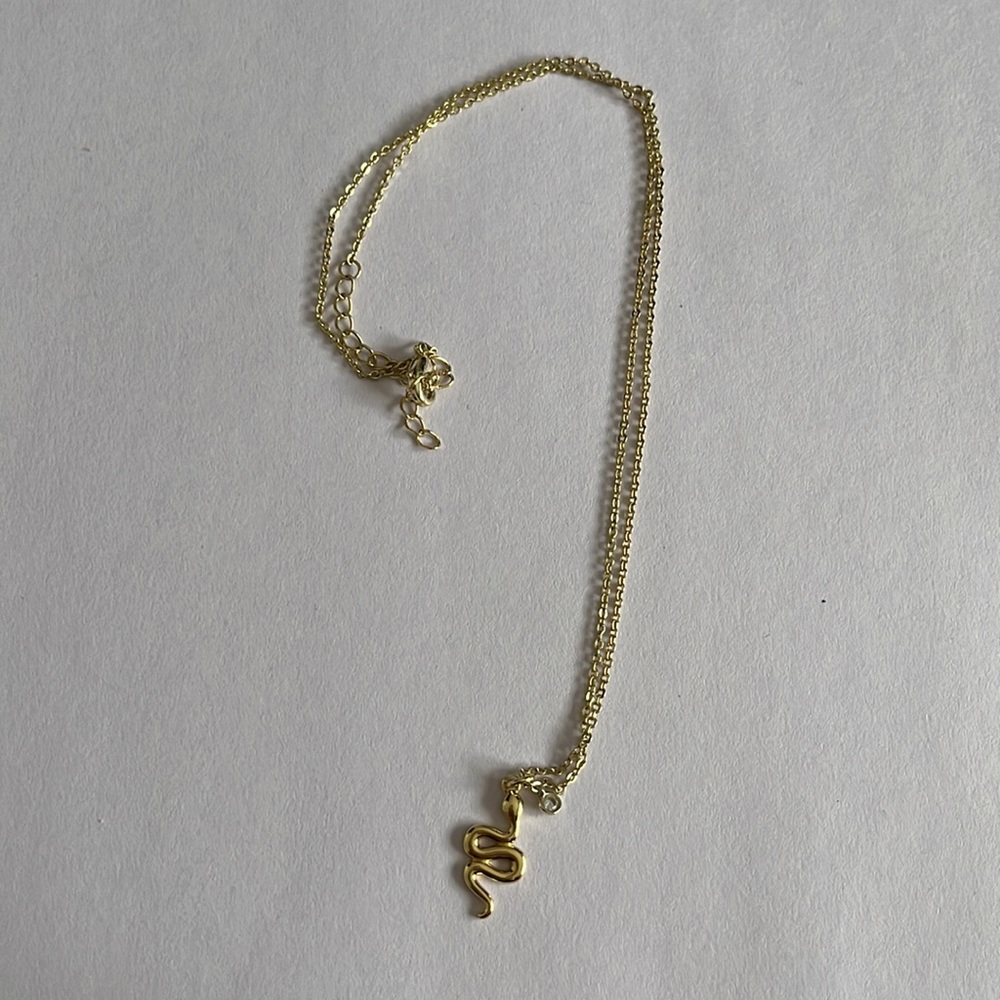 gold snake necklace